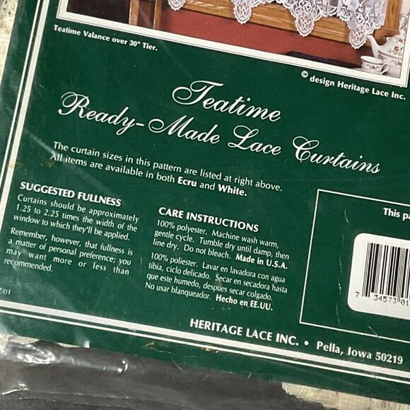 Vintage Heritage Lace Curtains - Picture 3 of 4